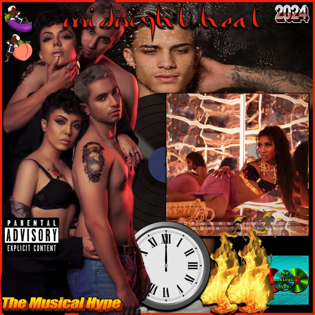 Sevyn Streeter & Jeremih, Wet Dreamz: Midnight Heat 🕛 🔥 No. 68 (2024) [📷: Brent Faulkner / The Musical Hype; TStreetz Corp / Groundwerk, LLC; Hasan Muneer, Natan from Pexels; Aristal Branson, Clker-Free-Vector-Images from Pixabay]