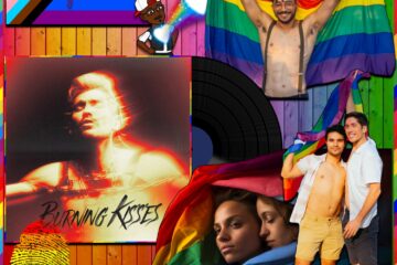 Gregory Dillon, Burning Kisses: Beaming with Pride 🏳️‍🌈 No. 65 (2024) [📷: Brent Faulkner/ The Musical Hype; Sad Magic; Elias Souza, Los Muertos Crew from Pexels; CatsWithGlasses, David, Maicon Fonseca Zanco, Square Frog, Sudo from Pixabay]