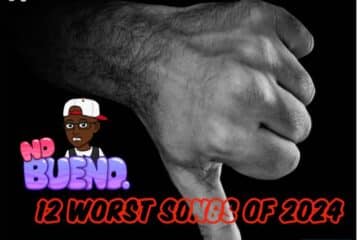 12 Worst Songs of 2024 [📷: Brent Faulkner / The Musical Hype; Vika_Glitter from Pixabay]