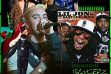 Lil Jon & The East Side Boyz, Get Low: Bangerz N Bopz 🔥 No. 8 (2025) [📷: Brent Faulkner / The Musical Hype; The Orchard; Bigshow Lamar Campton, Daniel Duarte, Eduardo López from Pexels; AcatXIo, djexpectations, OpenClipart-Vectors, Thai Zeo from Pixabay]