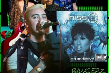 Missy Elliott, Get Ur Freak On: Bangerz N Bopz 🔥 No. 10 (2025) [📷: Brent Faulkner / The Musical Hype; Elektra Entertainment Group, Inc.; Bigshow Lamar Campton, Daniel Duarte, Eduardo López from Pexels; AcatXIo, djexpectations, OpenClipart-Vectors, Thai Zeo from Pixabay]