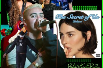 Gracie Abrams, That’s So True: Bangerz N Bopz 🔥 No. 12 (2025) [📷: Brent Faulkner / The Musical Hype; Grace Abrams / Interscope; Bigshow Lamar Campton, Daniel Duarte, Eduardo López from Pexels; AcatXIo, djexpectations, OpenClipart-Vectors, Thai Zeo from Pixabay]