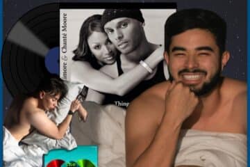 Kenny Lattimore & Chanté Moore, Close The Door: Covers No. 4 (2025) [📷: Brent Faulkner /The Musical Hype; Arista; Alan Cordero, Wolf Art from Pexels; AcatXIo, OpenClipart-Vectors from Pixabay]