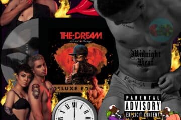 The-Dream, Panties to the Side: Midnight Heat 🕛 🔥 No. 15 (2025) [📷: Brent Faulkner / The Musical Hype; The Island Def Jam Music Group; Francesco Ungaro, Hasan Muneer, Natan, Tazz Vaughn from Pexels; AcatXlo, Aristal Branson, Clker-Free-Vector-Images from Pixabay]