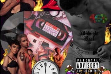 Bryce Quartz, Daddy Dick: Midnight Heat 🕛 🔥 No. 29 (2025) [📷: Brent Faulkner / The Musical Hype; AVO Entertainment; Francesco Ungaro, Hasan Muneer, Natan, Tazz Vaughn from Pexels; AcatXlo, Aristal Branson, Clker-Free-Vector-Images from Pixabay]