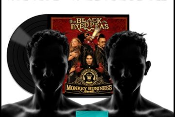 Black Eyed Peas, Pump It: Wacky Wednesday No. 19 (2025) [📷: Brent Faulkner / The Musical Hype; Interscope; Rich The Barber Font from Font Space; Wendel Natan from Pexels; AcatXlo, OpenClipart-Vectors from Pixabay]