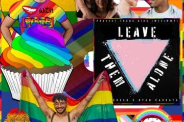 Evan Greer & Ryan Cassata, Protect Trans Kids (WTFIWWY): Beaming with Pride 🏳️‍🌈 No. 43 (2025) [📷: Brent Faulkner/ The Musical Hype; Get Better; Elias Souza, Mario Spencer, Mizuno K, from Pexels; All_CC0_Public_domain, CatsWithGlasses, David, ernestflowerss, Kelly, M. Harris, Marek Studzinski, OpenClipart-Vectors, from Pixabay]