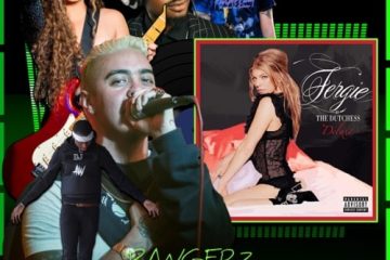 Fergie, Clumsy: Bangerz N Bopz 🔥 No. 91 (2025) [📷: Brent Faulkner / The Musical Hype; A&M; Bigshow Lamar Campton, Daniel Duarte, Eduardo López from Pexels; AcatXIo, djexpectations, OpenClipart-Vectors, Thai Zeo from Pixabay]