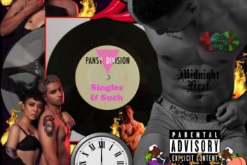 Pansy Division, Bill & Ted’s Homosexual Adventure: Midnight Heat 🕛 🔥 No. 77 (2025) [📷: Brent Faulkner / The Musical Hype; DistroKid; Francesco Ungaro, Hasan Muneer, Natan, Tazz Vaughn from Pexels; AcatXlo, Aristal Branson, Clker-Free-Vector-Images from Pixabay]
