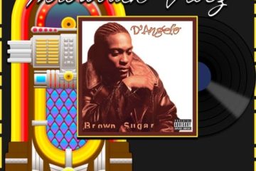 D’Angelo, Brown Sugar: Throwback Vibez No. 177 (2025) [📷: Brent Faulkner / The Musical Hype; Virgin Records America Inc.; AcatXlo, OpenClipart-Vectors, Speedy McVroom from Pixabay
