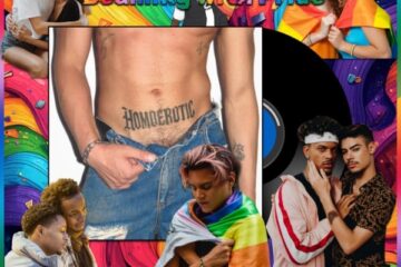 Gabriel Santiago, Homoerotic: Beaming with Pride No. 2 (2026) [📷: Brent Faulkner/ The Musical Hype; Gabriel Santiago; Cristyan Bohn, Ketut Subiyanto, Luis Morales Torres, SHVETS production, Uriel Mont from Pexels; Clker-Free-Vector-Images, Gordon Johnson, Wolfgang Eckert from Pixabay]