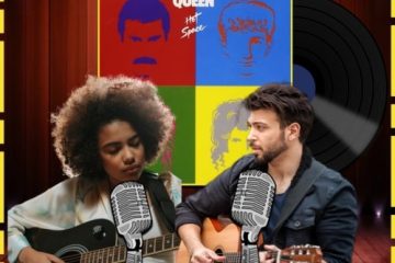 Queen & David Bowie, Under Pressure: Dazzling Duets No. 29 (2025) [📷: Brent Faulkner / The Musical Hype; Hollywood Records, Inc.; cottonbro studio, Sachith Ravishka Kodikara from Pexels; andresilva5, OpenClipart-Vectors from Pixabay]