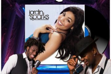 Jordin Sparks & Chris Brown, No Air: Dazzling Duets No. 2 (2026) [📷: Brent Faulkner / The Musical Hype; 19 Recordings / RCA / Jive; ANTONI SHKRABA production from Pexels; Clker-Free-Vector-Images, Gordon Johnson from Pixabay]
