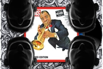 Louis Armstrong, Cheesecake: Wacky Wednesday No. 7 (2026) [📷: Brent Faulkner / The Musical Hype; Verve Label Group; Vitaly Gorbachev from Pexels; Clker-Free-Vector-Images, Gordon Johnson from Pixabay]