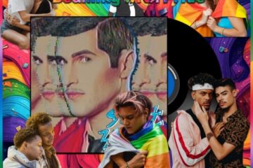 Seth Bogart, Lubed: Beaming with Pride No. 14 (2026) [📷: Brent Faulkner/ The Musical Hype; Seth Bogart; Cristyan Bohn, Ketut Subiyanto, Luis Morales Torres, SHVETS production, Uriel Mont from Pexels; Clker-Free-Vector-Images, Gordon Johnson, Wolfgang Eckert from Pixabay]