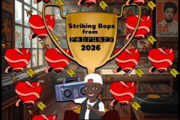 Striking Bops from February 2026 [📷: Brent Faulkner / The Musical Hype; Gordon Johnson, OpenClipart-Vectors, OpenClipart-Vectors from Pixabay]