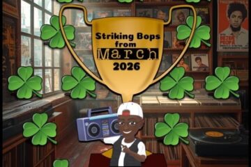 Striking Bops from March 2026 (2026) [📷: Brent Faulkner / The Musical Hype; Gordon Johnson, OpenClipart-Vectors from Pixabay]