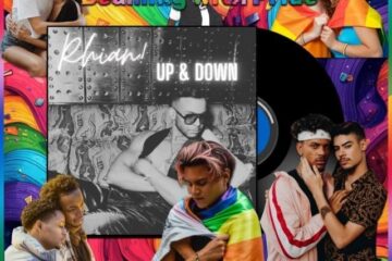 Rhian!, Up & Down: Beaming with Pride No. 33 (2026) [📷: Brent Faulkner/ The Musical Hype; RhianMusic; Cristyan Bohn, Ketut Subiyanto, Luis Morales Torres, SHVETS production, Uriel Mont from Pexels; Clker-Free-Vector-Images, Gordon Johnson, Wolfgang Eckert from Pixabay]