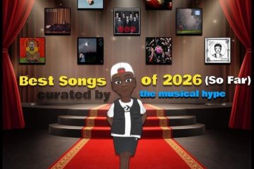 Best Songs of 2026 (So Far) (2026) [📷: Brent Faulkner / The Musical Hype; Atlantic Recording Corporation, BIGHIT MUSIC, Blues Babe Records LLC, Columbia Records, Create Music Group Inc., DSING RECORDS, Durand Bernarr, Erskine Records Limited, Famous Studios, Geffen Records, Human Re Sources, Olivia Rodrigo, RAYE, The Orchard, Transgressive Records Ltd.; Canva AI; Gordon Johnson from Pixabay]